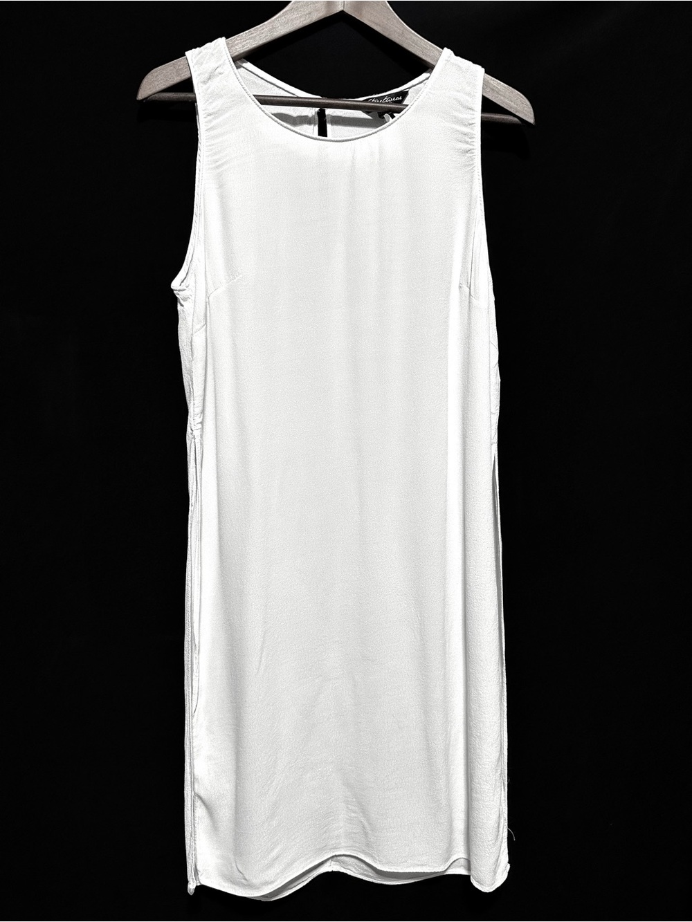 Streetwear Society White Sleeveless Side Slit Tunic Top Large